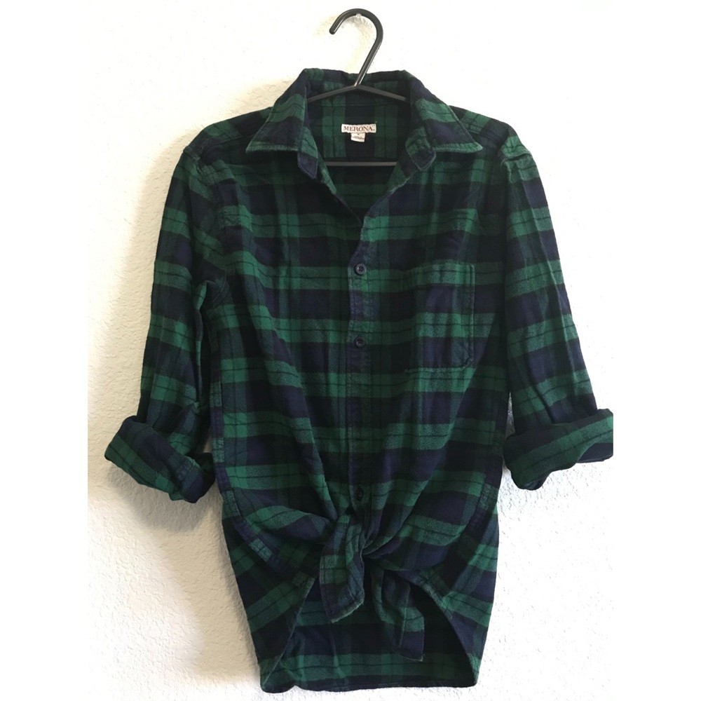 Button Down Flannel Top